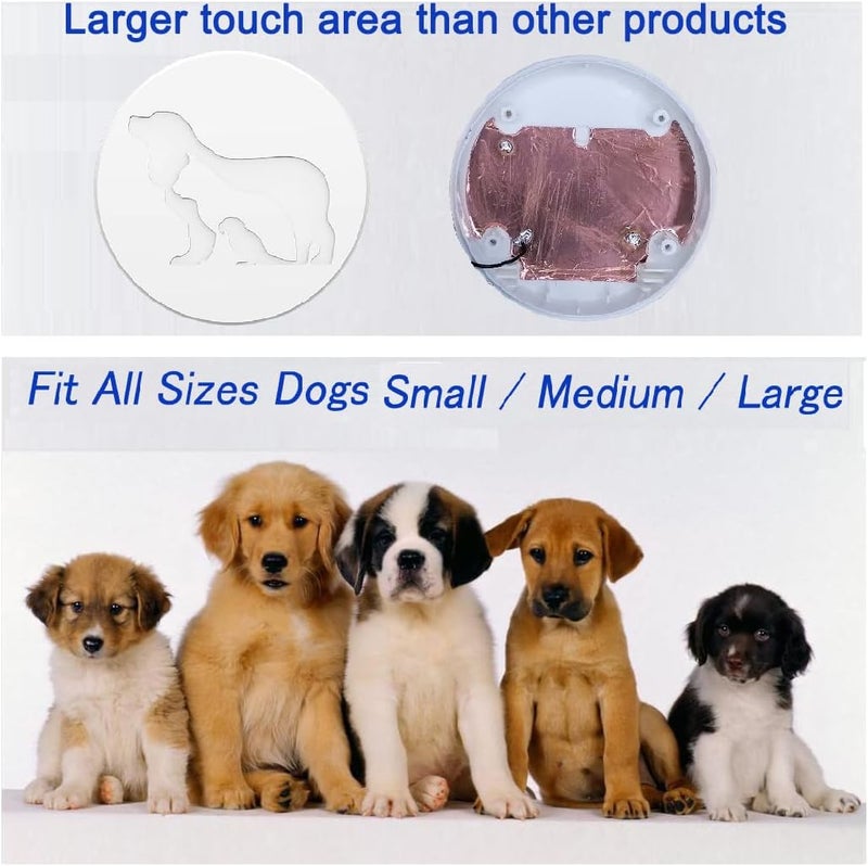 EverNary Dog Door Bell, Dog Bells to Go Outside,Dog Bells for Potty Training, Dog Doorbell with Large Touch Area Button,1000FT Range, 58 Chimes, 0-110db Volume,1 Receiver & 2 Transmitters - Image 4